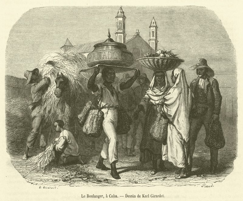 Le Boulanger, a Cuba (engraving) بواسطة المدرسة الفرنسية