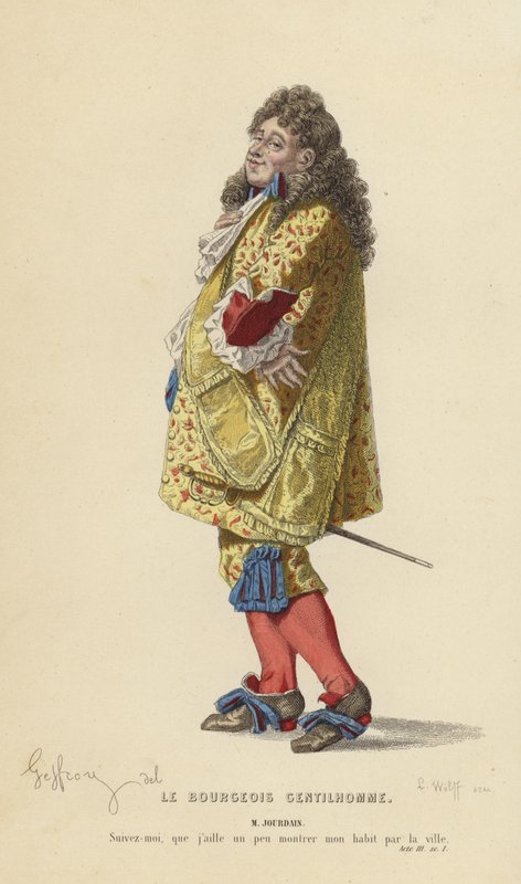 Le Bourgeois Gentilhomme بواسطة المدرسة الفرنسية