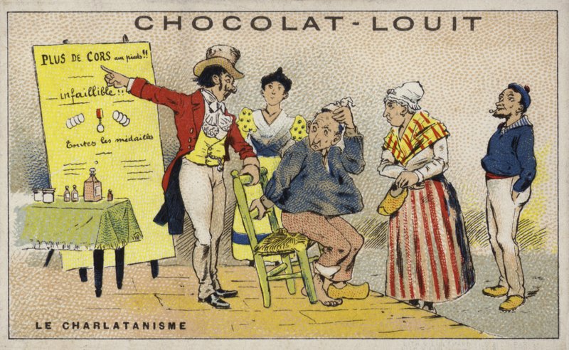 Le charlatanisme بواسطة المدرسة الفرنسية
