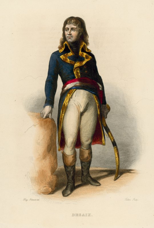 Le General Desaix (نقش ملون) بواسطة المدرسة الفرنسية