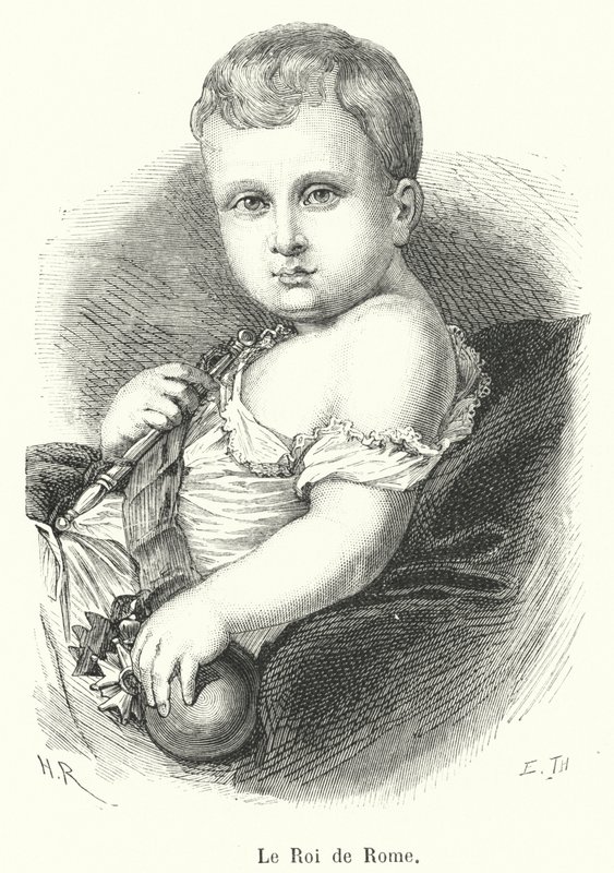 Le Roi de Rome (engraving) بواسطة المدرسة الفرنسية
