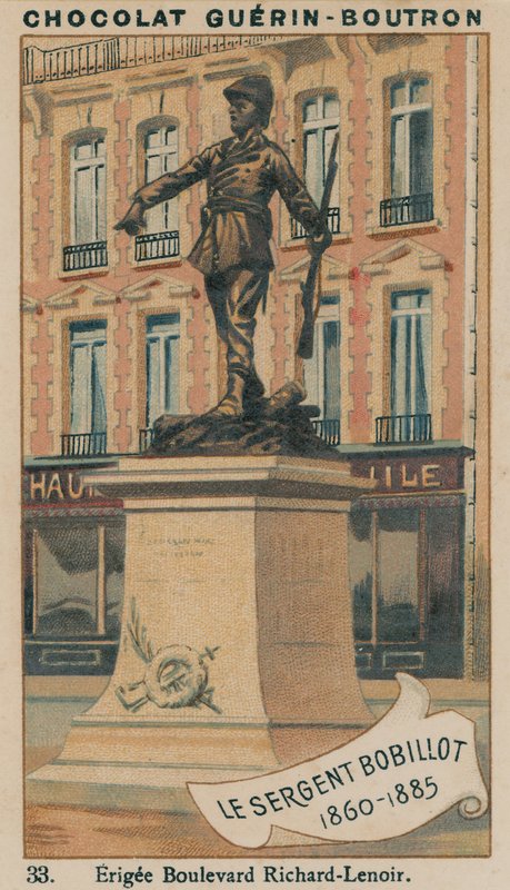 Le Sergent Bobillot، 1860-1885، Erigee Boulevard Richard-Lenoir بواسطة المدرسة الفرنسية