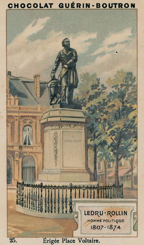ليدرو رولين ، سياسي ، 1807-1874 ، Erigee Place Voltaire بواسطة المدرسة الفرنسية
