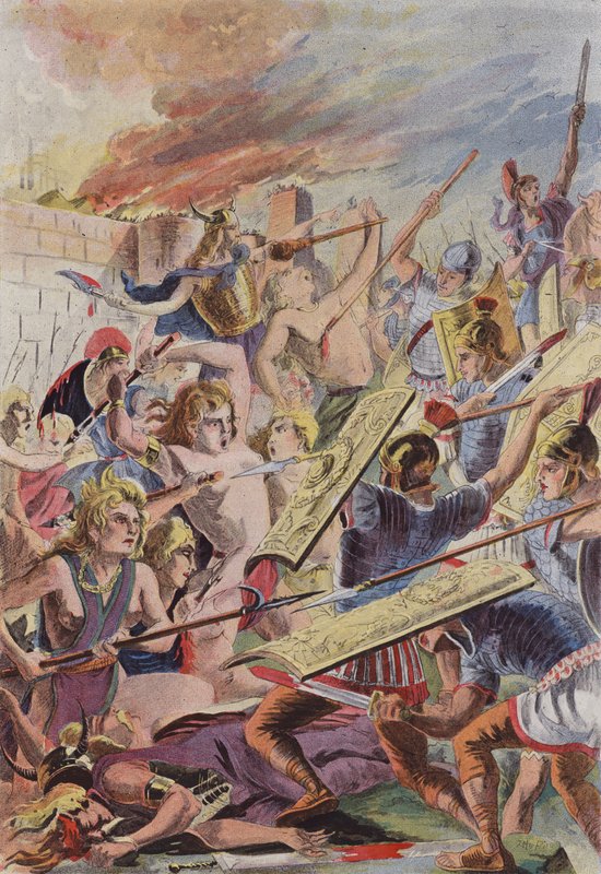 الغال من Vercingetorix بواسطة المدرسة الفرنسية