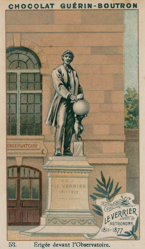 Leverrier ، الفلكي ، 1811-1877 ، نصب أمام المرصد بواسطة المدرسة الفرنسية