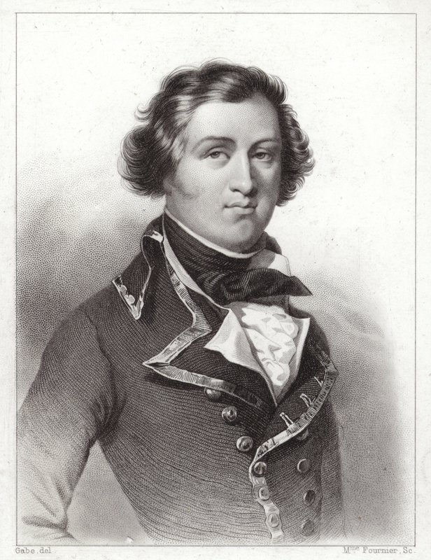 Louis Philippe of Orleans, Duke of Chartres, later King Louis Philippe I of France (engraving) بواسطة المدرسة الفرنسية