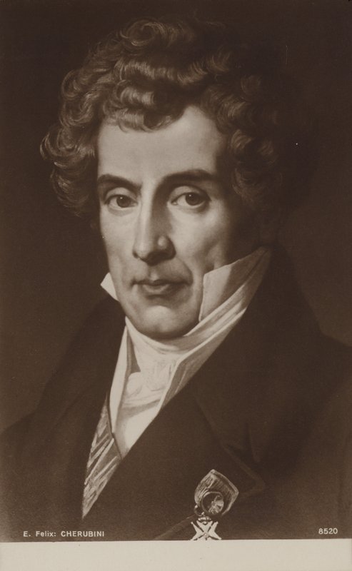 لويجي شيروبيني ، مؤلف موسيقي إيطالي (1760-1842) بواسطة المدرسة الفرنسية