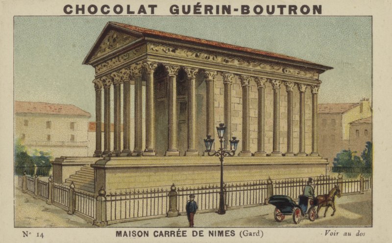 Maison Carree de Nimes، Gard بواسطة المدرسة الفرنسية