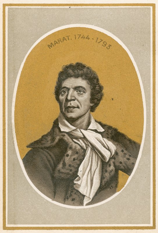 Marat  بواسطة المدرسة الفرنسية