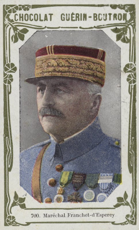 Marechal Franchet-dEsperey (صورة ملونة) بواسطة المدرسة الفرنسية