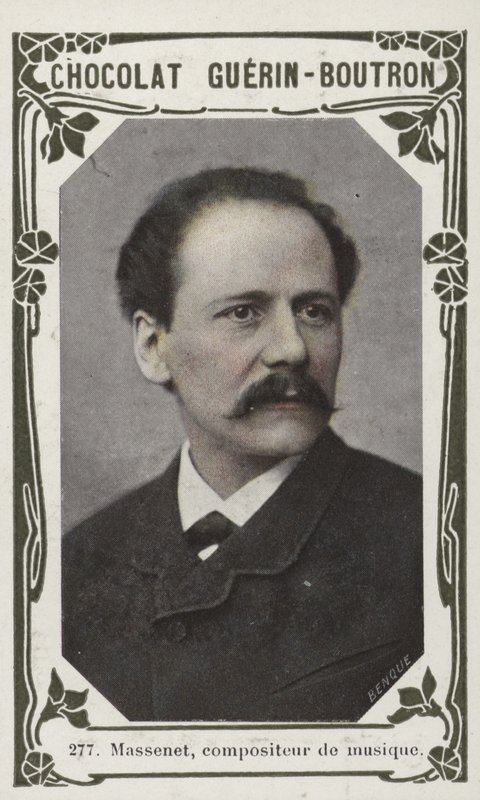 Massenet ، مؤلف موسيقي (صورة ملونة) بواسطة المدرسة الفرنسية