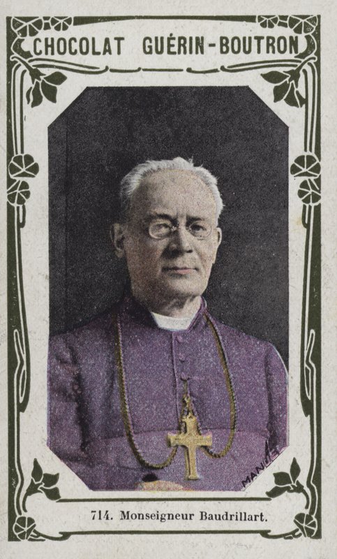 Monseigneur Baudrillart (صورة ملونة) بواسطة المدرسة الفرنسية