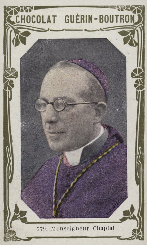Monseigneur Chaptal (صورة ملونة) بواسطة المدرسة الفرنسية