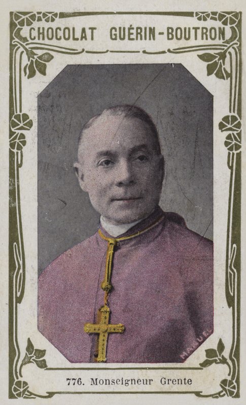 Monseigneur Grente (صورة ملونة) بواسطة المدرسة الفرنسية
