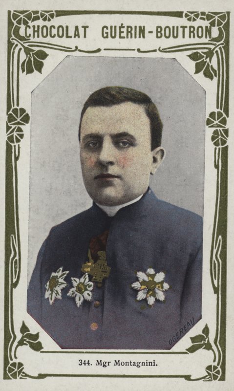 Monseigneur Montagnini (صورة ملونة) بواسطة المدرسة الفرنسية