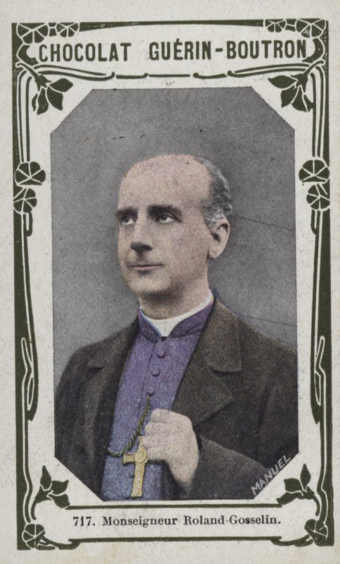 Monseigneur Roland-Gosselin (صورة ملونة) بواسطة المدرسة الفرنسية