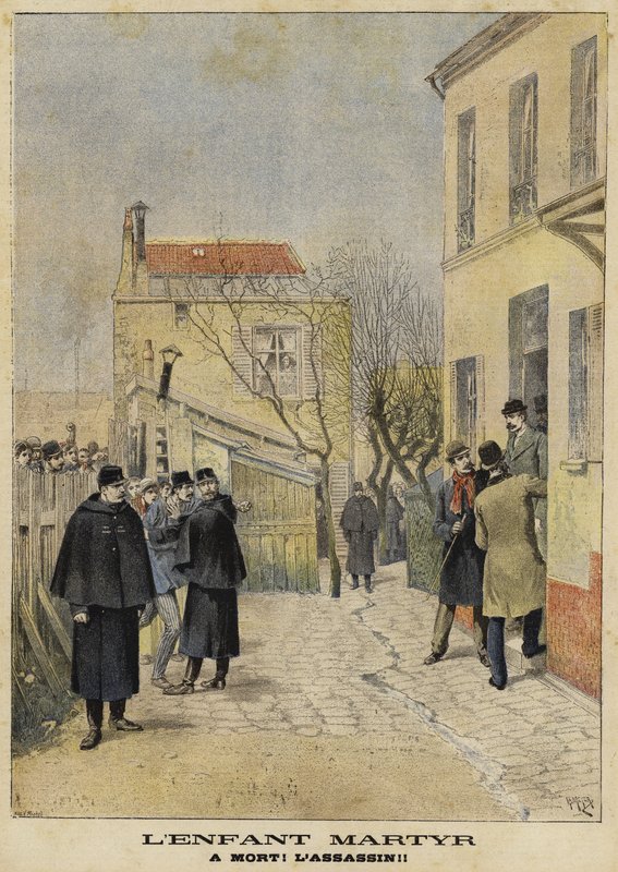 قتل طفل صغير ، فرنسا ، 1897 بواسطة المدرسة الفرنسية