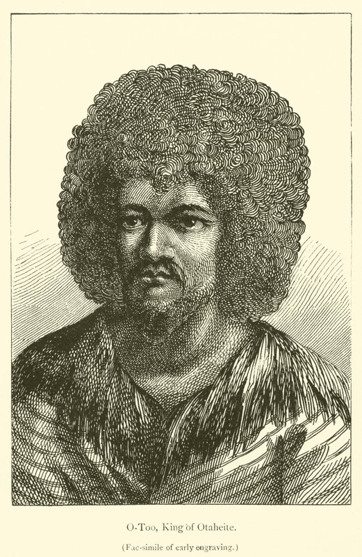O-Too, King of Otaheite (engraving) بواسطة المدرسة الفرنسية