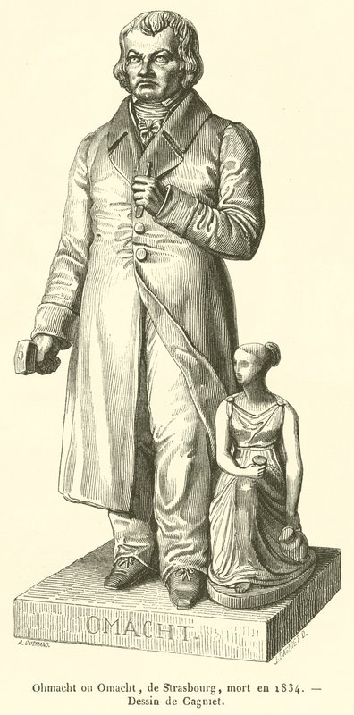 Ohmacht ou Omacht, de Strasbourg, mort en 1834 (engraving) بواسطة المدرسة الفرنسية