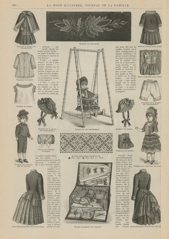 صفحة من La Mode Illustree بواسطة المدرسة الفرنسية