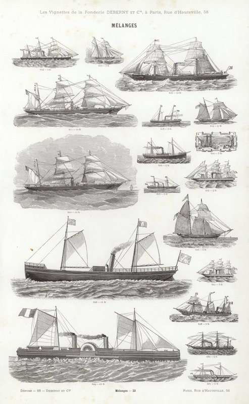 Page from Vignettes Typographiques (engraving) بواسطة المدرسة الفرنسية