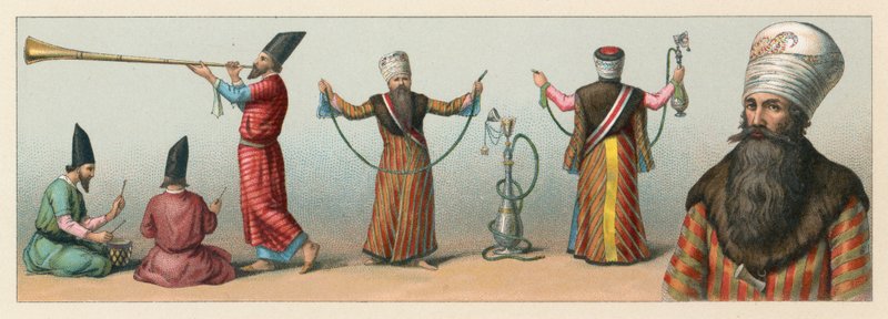 زي فارس بواسطة المدرسة الفرنسية