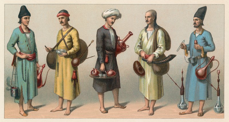 زي فارس بواسطة المدرسة الفرنسية