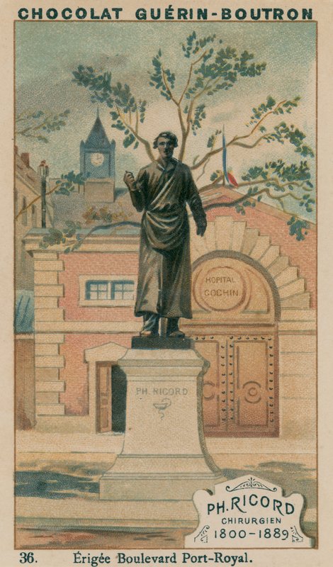 Ph Ricord، Surgeon، 1800-1889، Erigee Boulevard Port-Royal بواسطة المدرسة الفرنسية