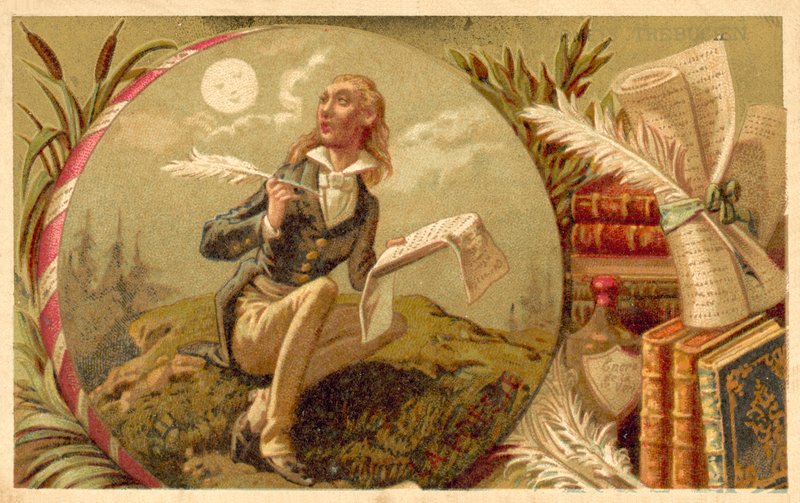 Poetry (chromolitho) بواسطة المدرسة الفرنسية