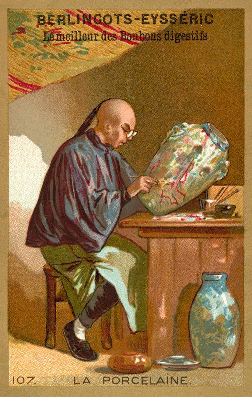 Porcelain (chromolitho) بواسطة المدرسة الفرنسية