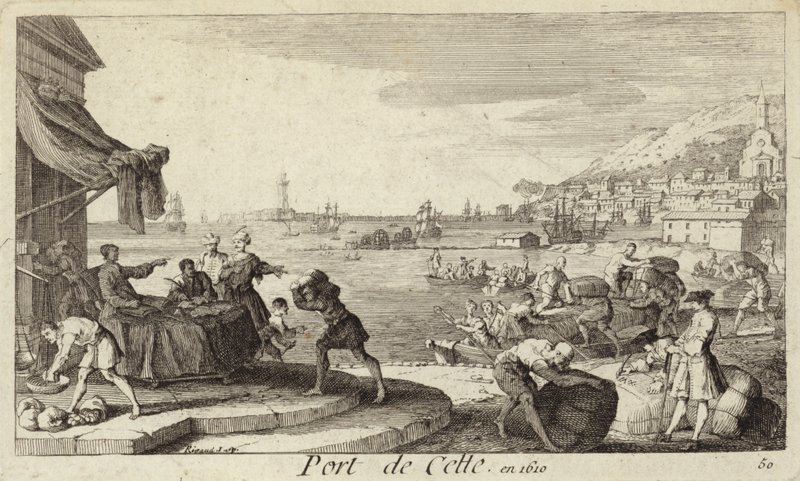 Port of Sete, France بواسطة المدرسة الفرنسية