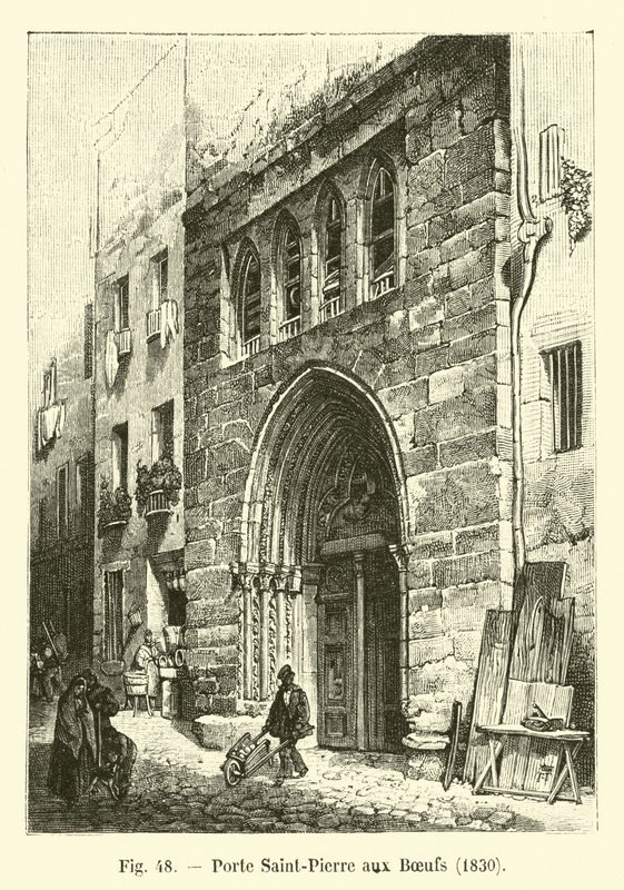 بورت سانت بيير أو بوفس ، 1830 بواسطة المدرسة الفرنسية