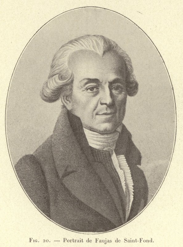 Portrait de Faujas de Saint-Fond (engraving) بواسطة المدرسة الفرنسية