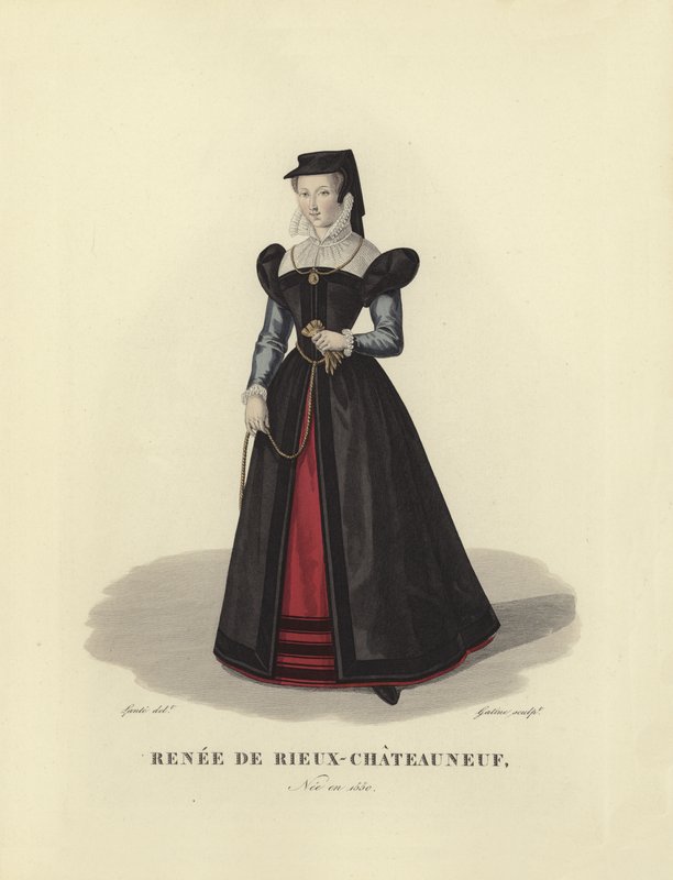 Renee de Rieuf، La Belle Chateauneuf بواسطة المدرسة الفرنسية