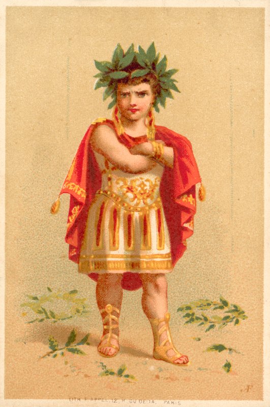 Roman (chromolitho) بواسطة المدرسة الفرنسية