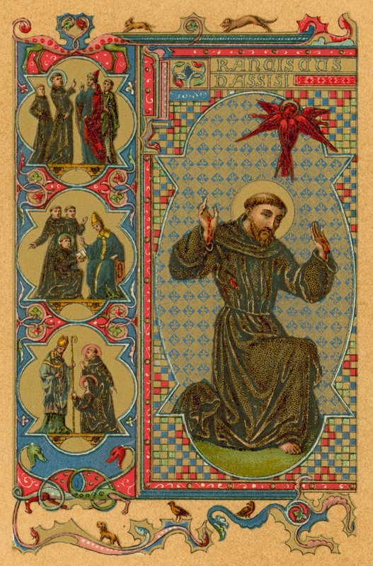 S Franciscus DAssisi بواسطة المدرسة الفرنسية