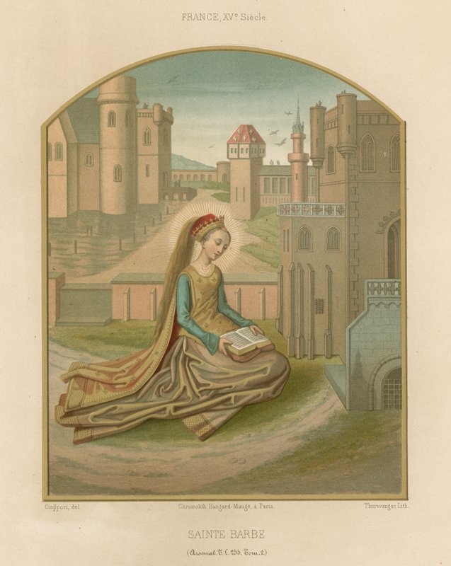 سانت باربي بواسطة المدرسة الفرنسية