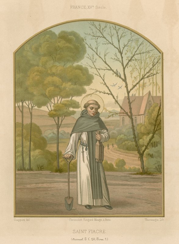 القديس Fiacre بواسطة المدرسة الفرنسية