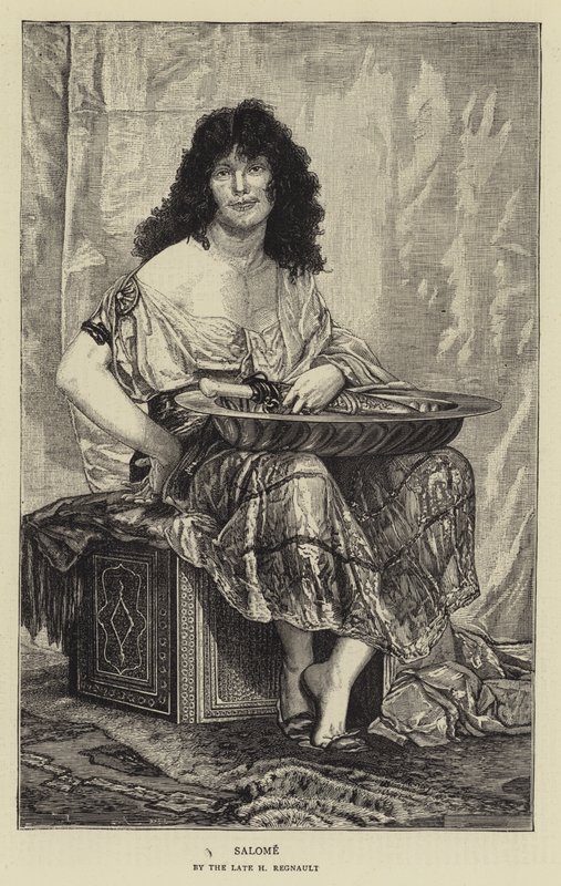 سالومي (نقش) بواسطة المدرسة الفرنسية