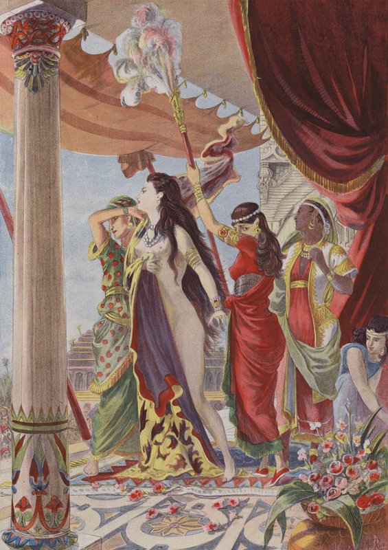 سميراميس بواسطة المدرسة الفرنسية