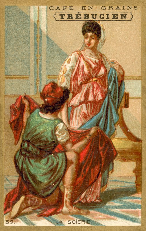 Silk (chromolitho) بواسطة المدرسة الفرنسية