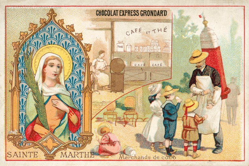 St Martha (chromolitho) بواسطة المدرسة الفرنسية