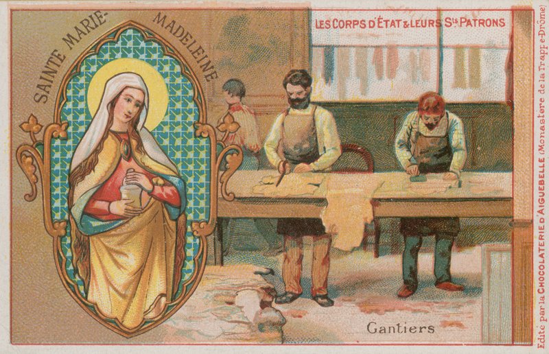 St Mary Magdalen and glovemakers بواسطة المدرسة الفرنسية