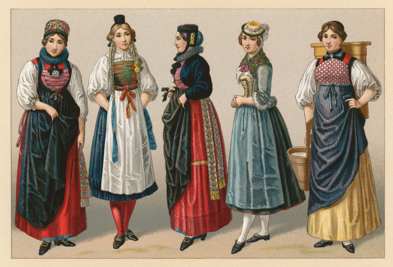 زي سويسرا بواسطة المدرسة الفرنسية