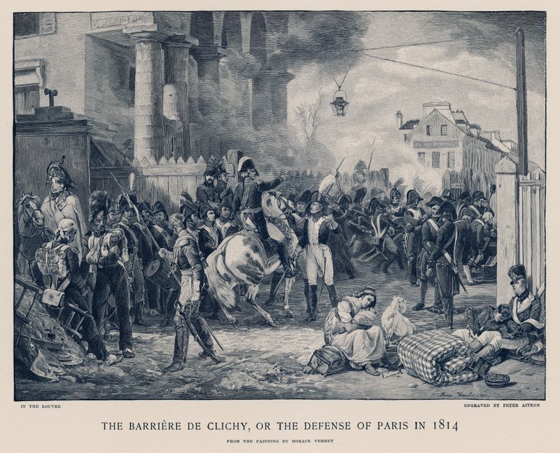 Barriere de Clichy بواسطة المدرسة الفرنسية