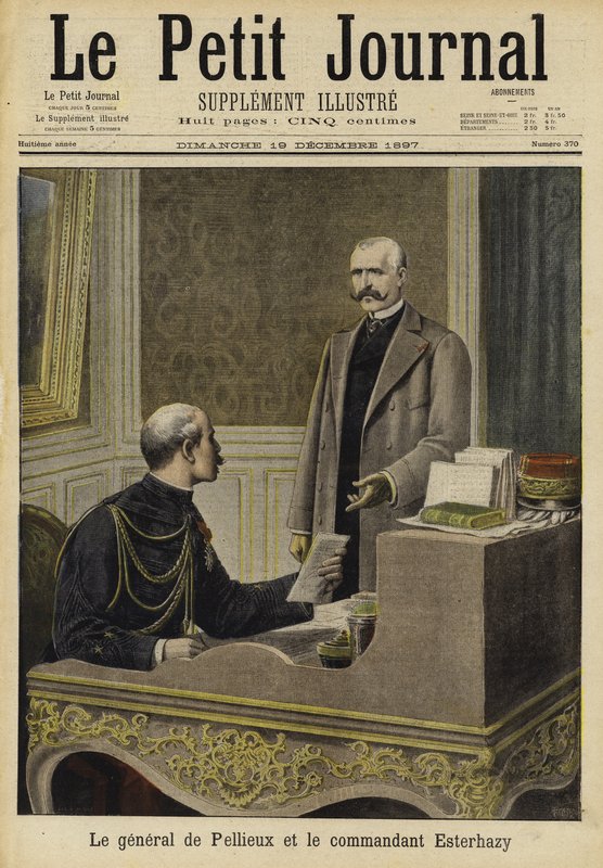 قضية دريفوس ، 1897 بواسطة المدرسة الفرنسية