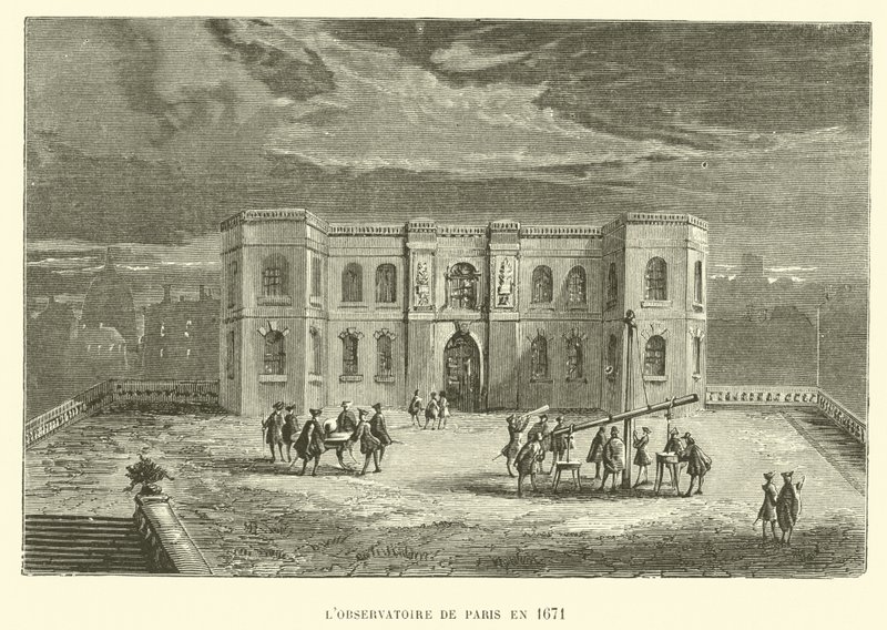 مرصد باريس 1671 (نقش) بواسطة المدرسة الفرنسية