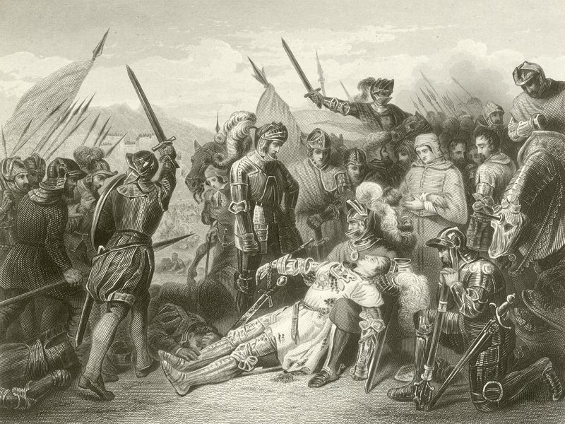 معركة رافينا ، 1512 بواسطة المدرسة الفرنسية
