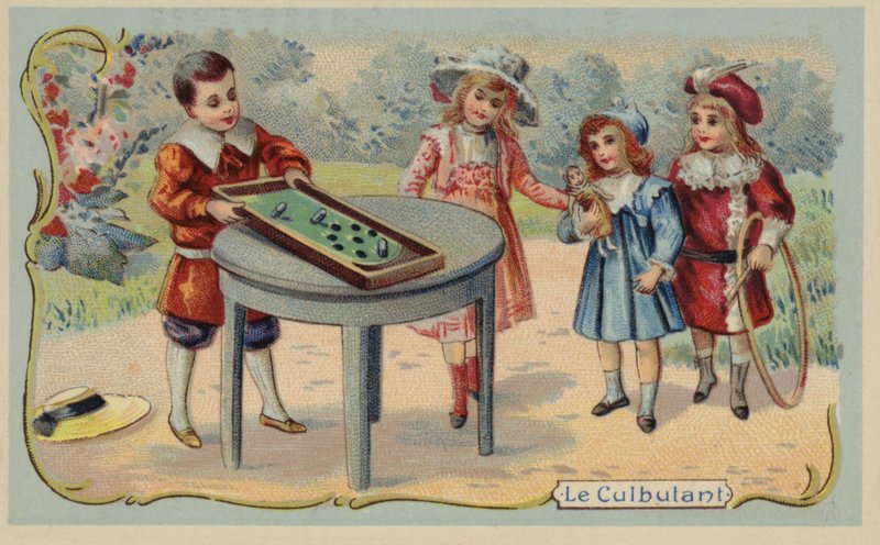 لعبة Culbuto (Chromolitho) بواسطة المدرسة الفرنسية