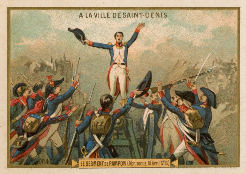 يمين رامبون ، مونتينوت ، 10 أبريل 1796 بواسطة المدرسة الفرنسية